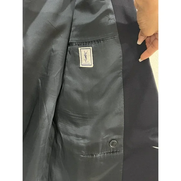 Vintage Yves Saint Laurent Double Breasted Classic Blazer John Wanamaker
